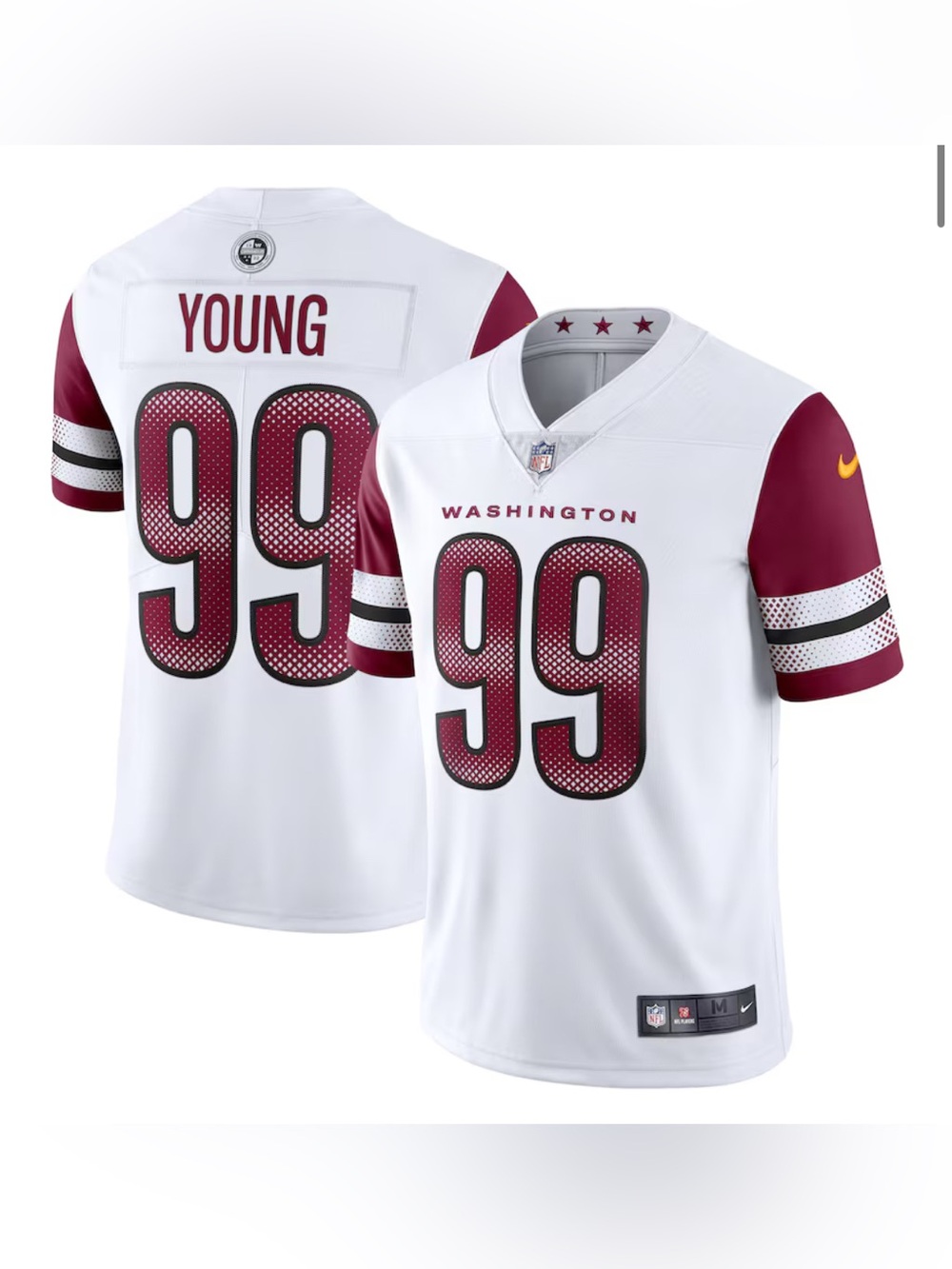 Chase Young Authentic Washington Commanders Nike Game Jersey- NWT. NFL Licensed